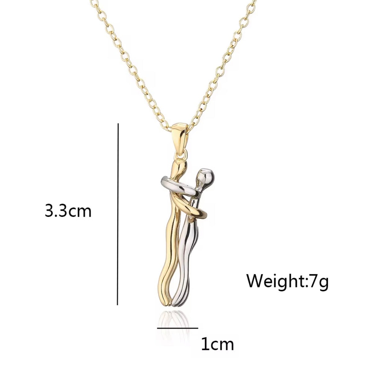 Love Couple Necklace Set