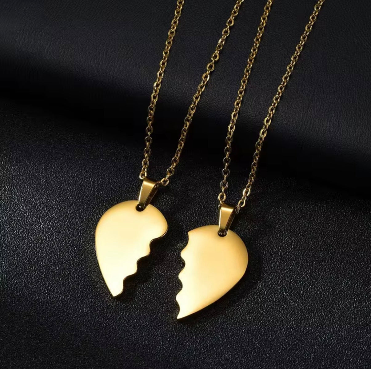 Gold & Silver Heart Necklace