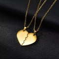 Gold & Silver Heart Necklace