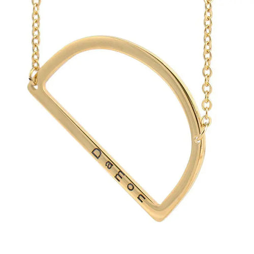 Initial Letter Pendant Necklace