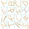 Initial Letter Pendant Necklace
