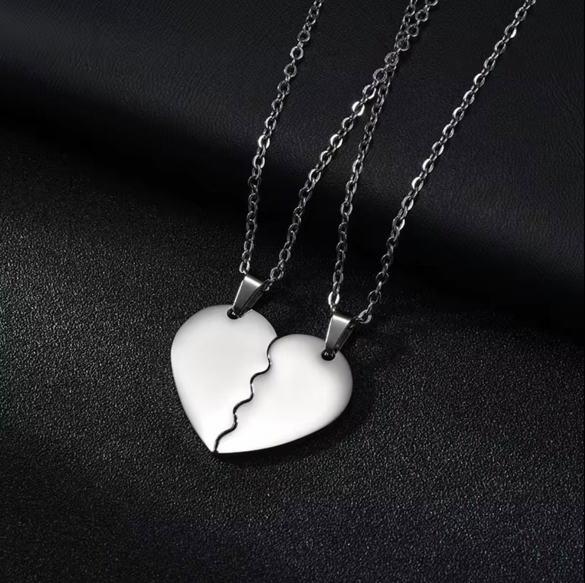 Gold & Silver Heart Necklace